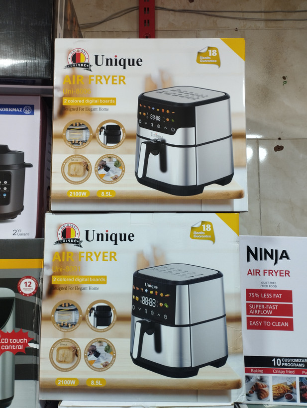 سرخکن بدون روغن (هواپز) یونیک مدل Uni_80092 تمام استیل